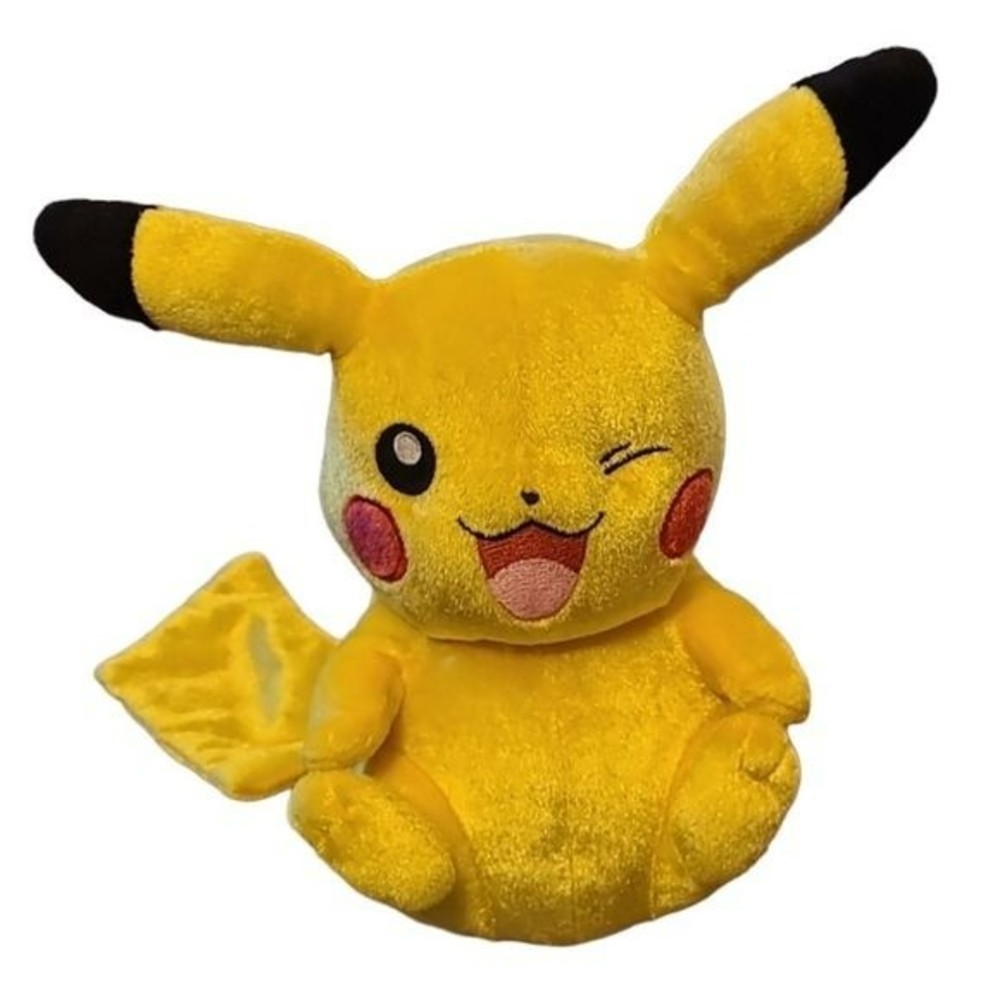 PIKACHU  Pokemon winking Plush
